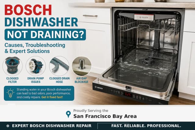 Bosch dishwasher not draining